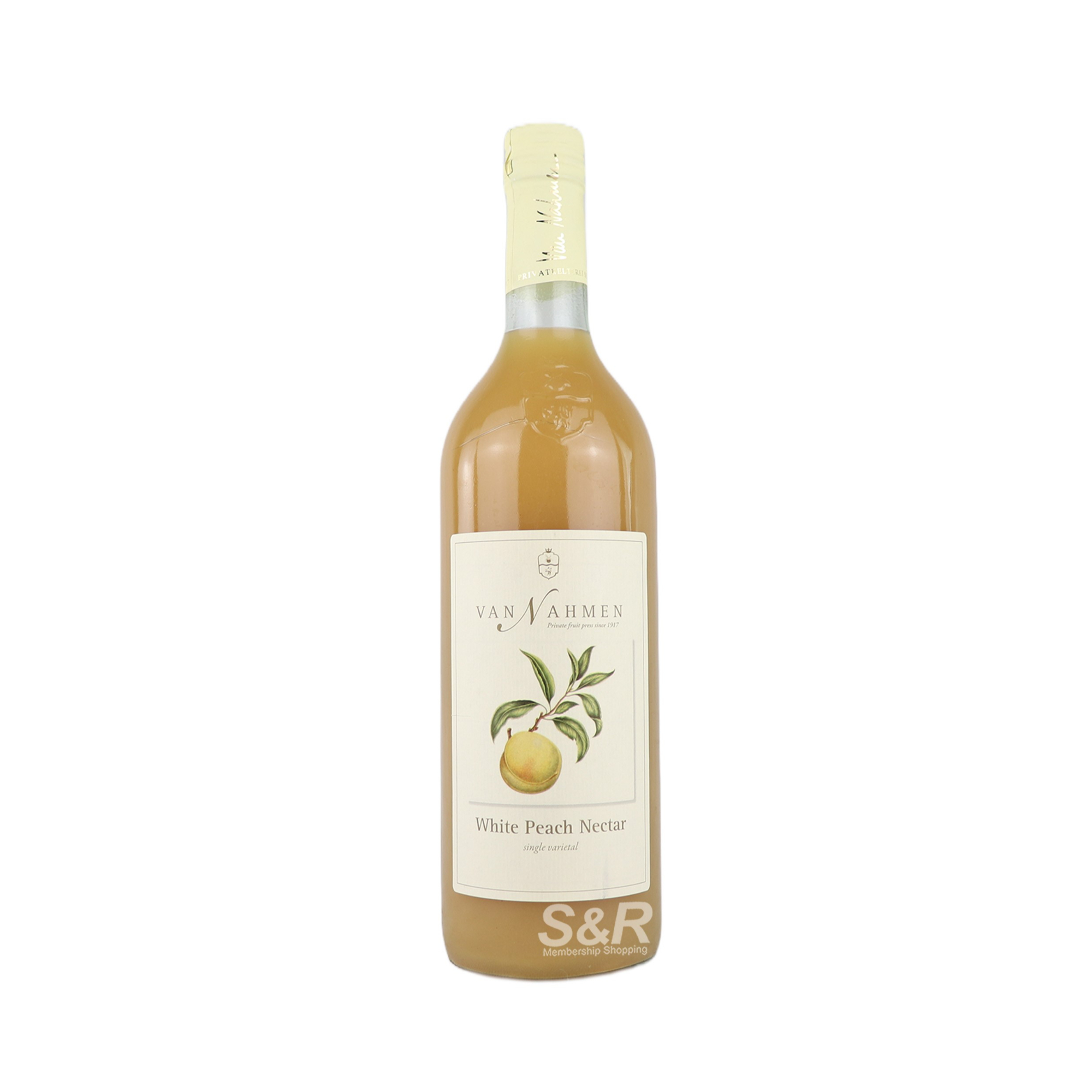 Van Nahmen White Peach Nectar Juice 750mL Van Nahmen White Peach Nectar Juice 750mL